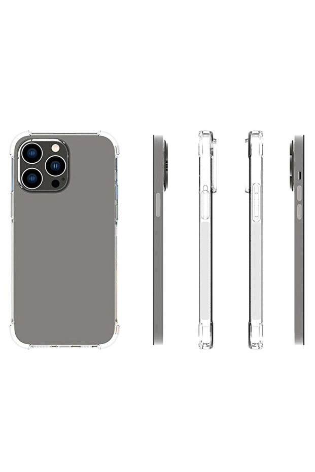 Clear Silicone Case for Apple Iphone 16 Plus, Transparent - 4