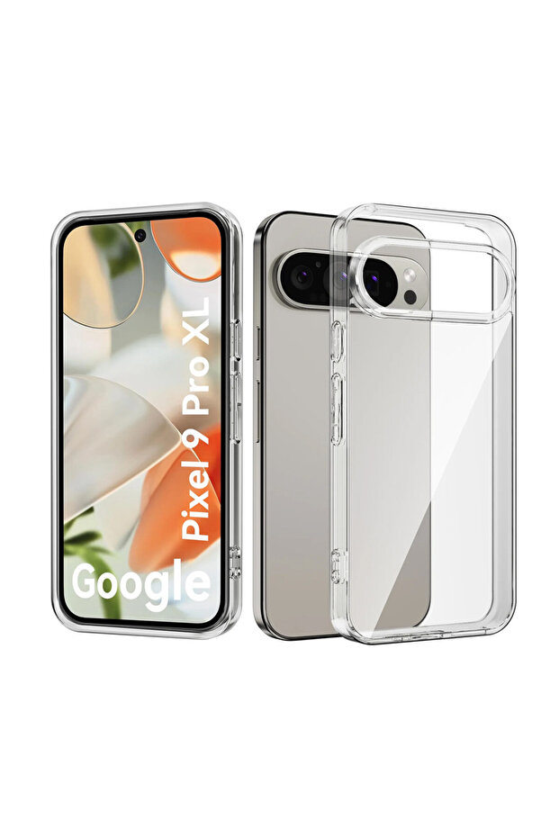 2mm Silicone Case for Google Pixel 9 Pro XL, Transparent - 1