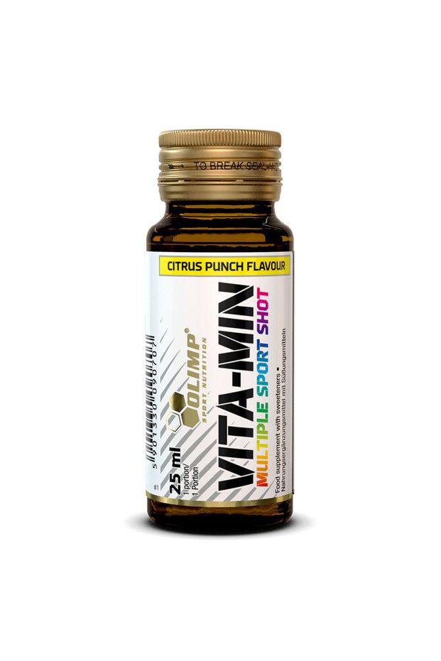 Vit-Min Sport Shot, Citrus Punch, 25 ml Box of 9 Pieces