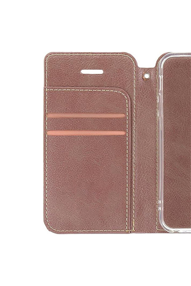 Handmade Flip Case for Samsung Galaxy A22 4G, Stand Function, Wallet, Rose - 3