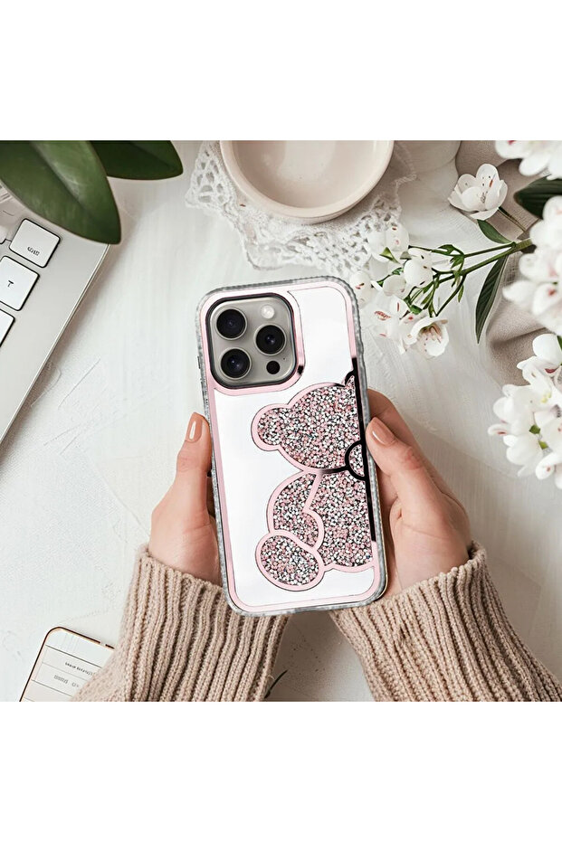 Teddy's Case for Apple iPhone 16, AntiShock, Pink - 4