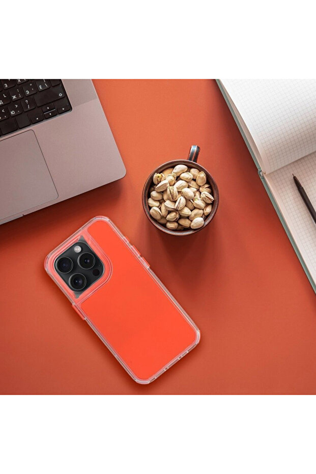 ArrayEX Case for Apple iPhone 16 Plus, AntiShock, Orange - 4