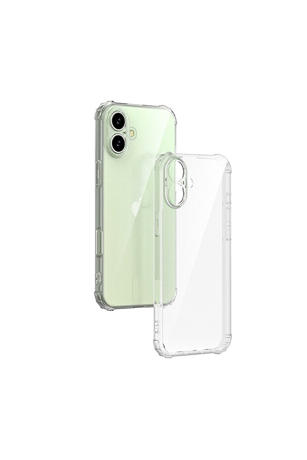 Husa Top-Grade AntiShock pentru Apple iPhone 16 Plus, Transparent - 1