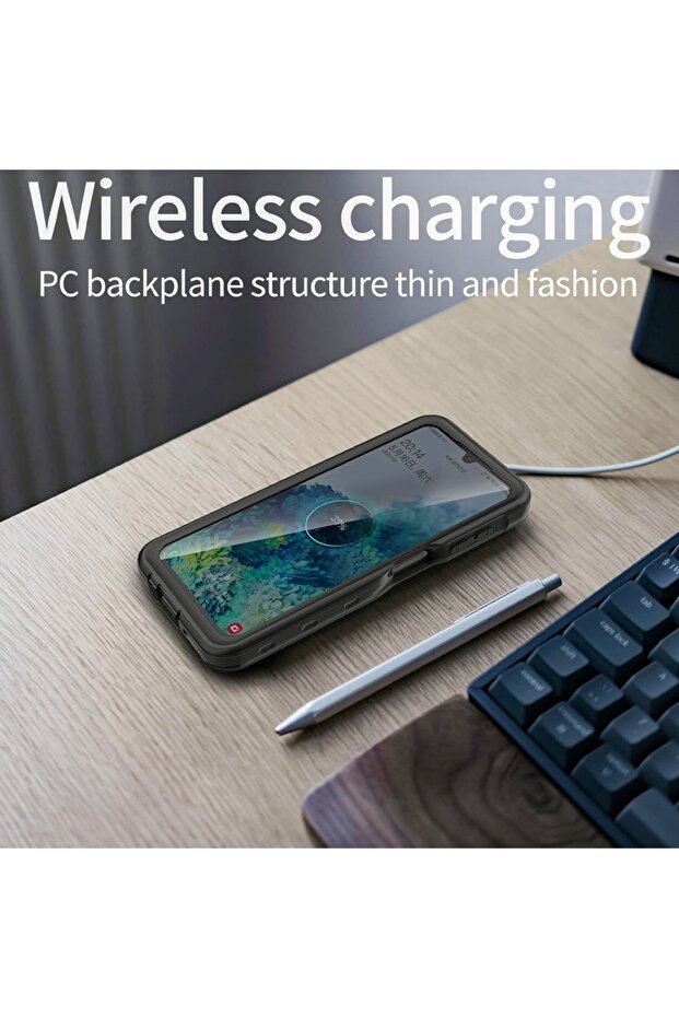 Underwater Protective Case for iPhone 15 Plus, Waterproof, Black - 3