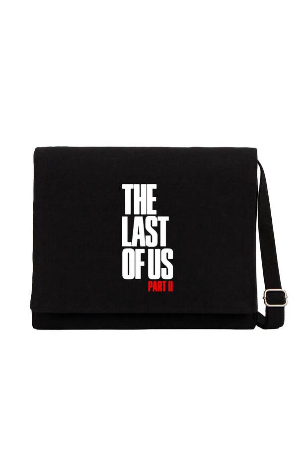حقيبة ماسنجر من القماش الأسود بتصميم The Last Of Us Part 2