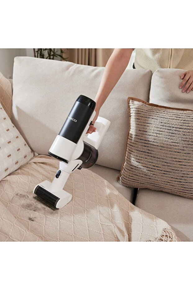 Aspirator vertical Floor One Switch S6 Stretch Plus 5 în 1, 21000 Pa, Uscat/Umed, WiFi, Negru/alb - 3