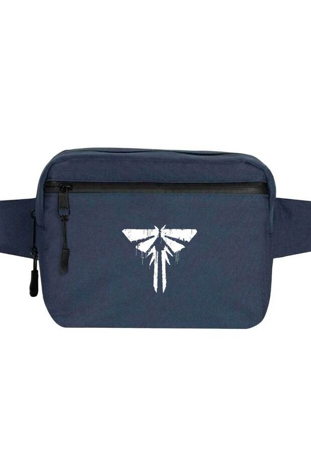 The Last of Us Logo Waist Bag Navy Blue Color