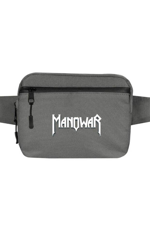حقيبة الخصر Manowar Logo Classic 2 باللون الرمادي