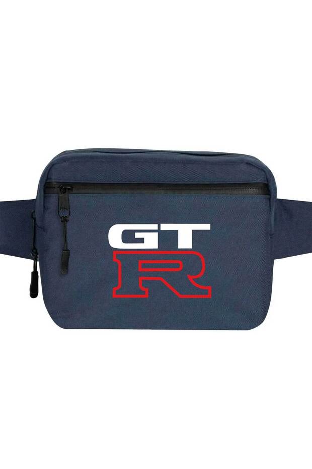 حقيبة خصر بشعار نيسان GTR باللون الأزرق الداكن