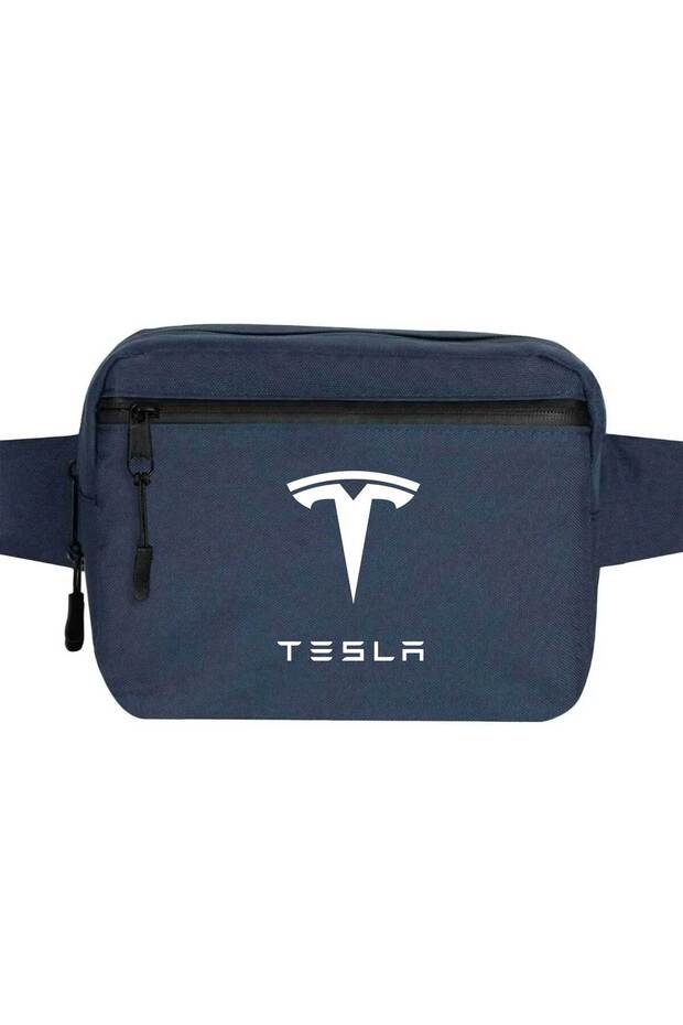 Сумка Tesla Logo Text, синій колір - 1