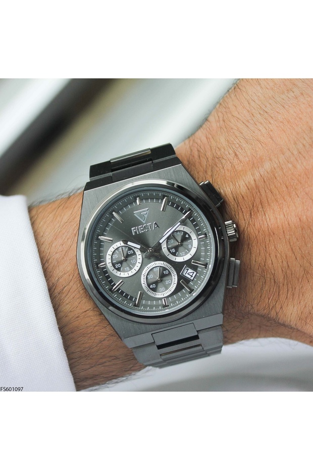 Fs601097 Steel Band Men's Wristwatch