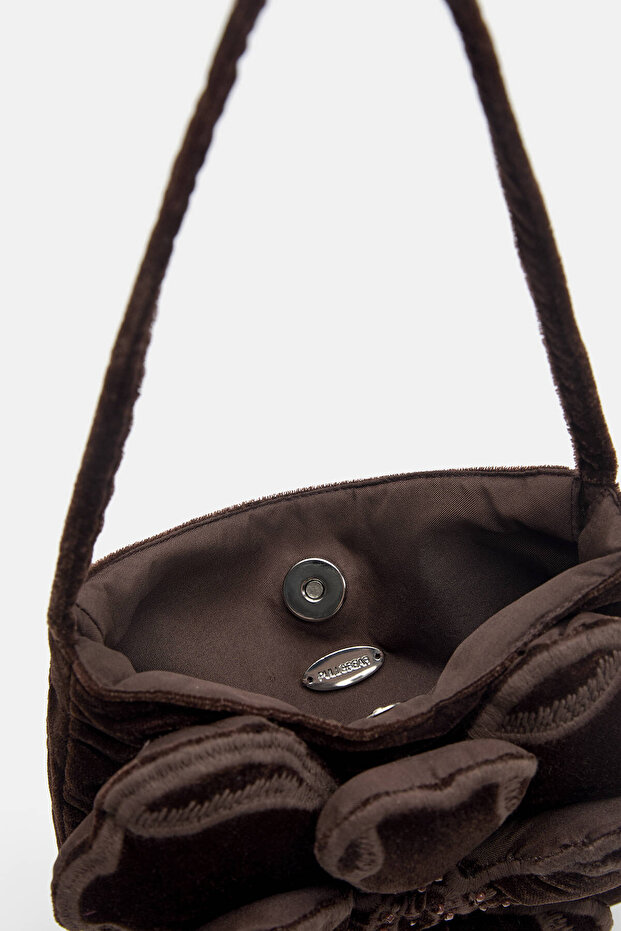 Çiçekli Omuz Çantası - 2