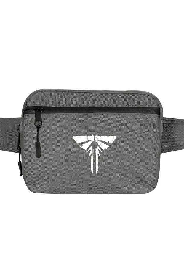 The Last of Us Logo Waist Bag Grey Color