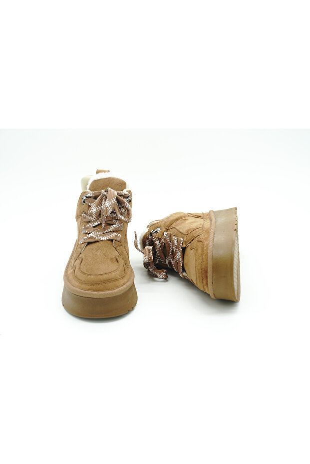 Luvesta Bağcıklı Mini Bot Taba - 6