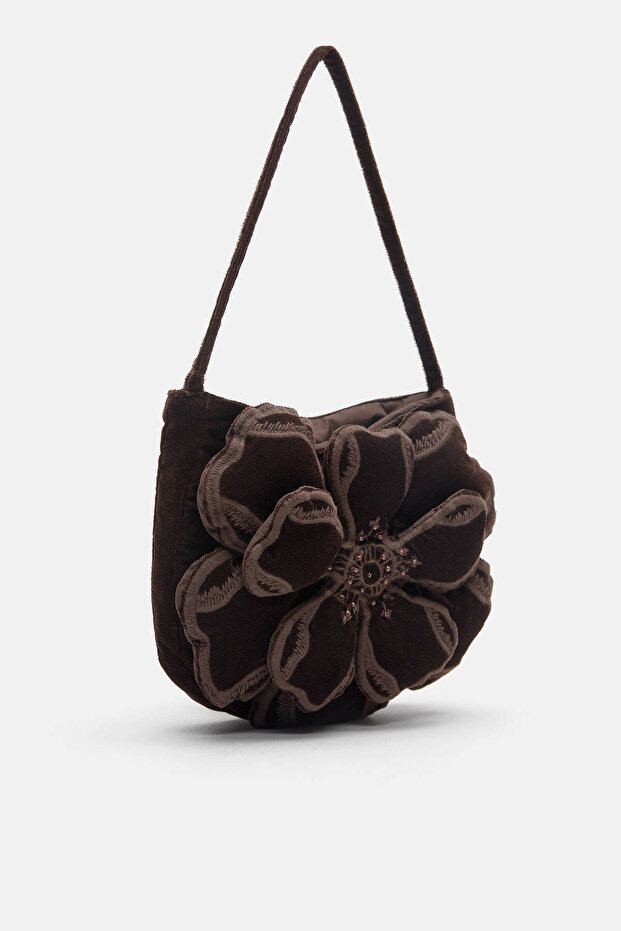 Çiçekli Omuz Çantası - 1