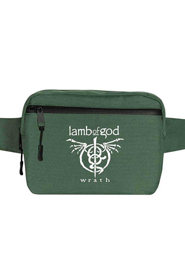 Lamb of God Wrath Waist Bag Green Color
