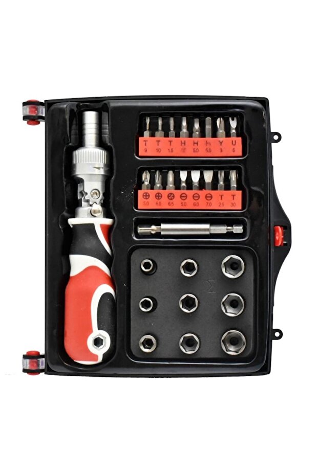 27 Piece Ratchet, Socket and Bit Set - 2