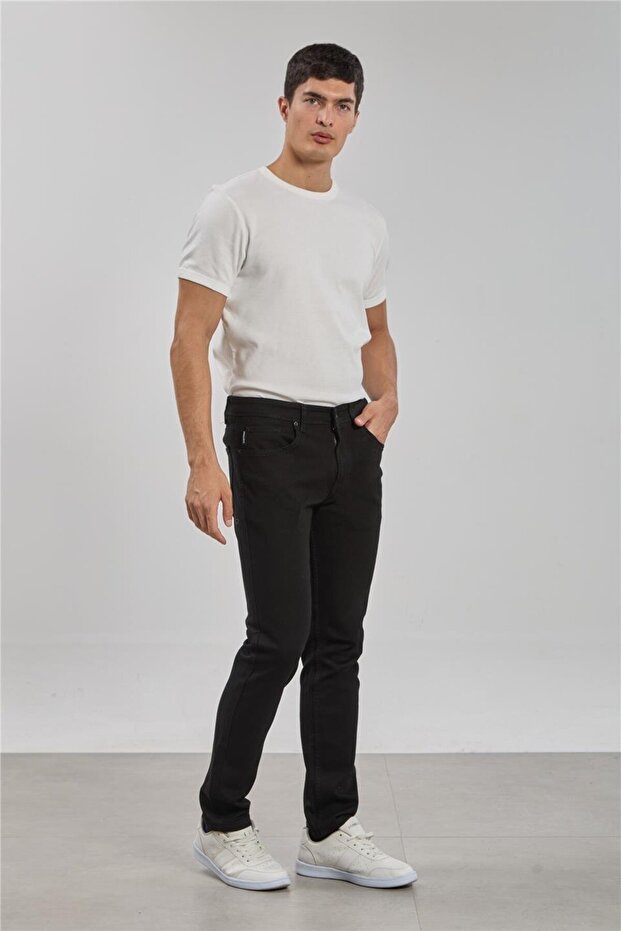 Vegas Men's Regular Fit Pants - Black