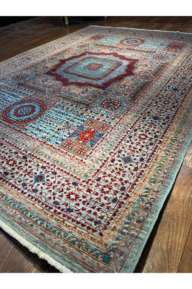 El dokuma Afgan halısı - 4