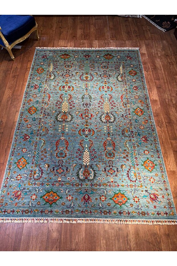 El dokuma Afgan halısı - 1