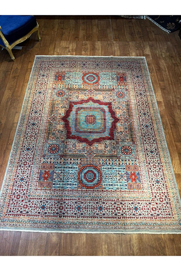 El dokuma Afgan halısı - 1