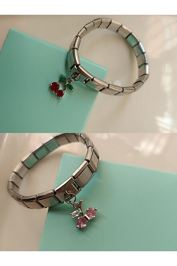 2 adet italyan bileklige takılan Charm - 1