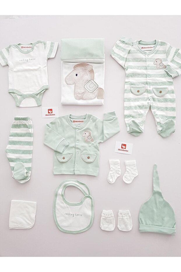 Midilli 10-Piece Newborn Baby Hospital Discharge Set