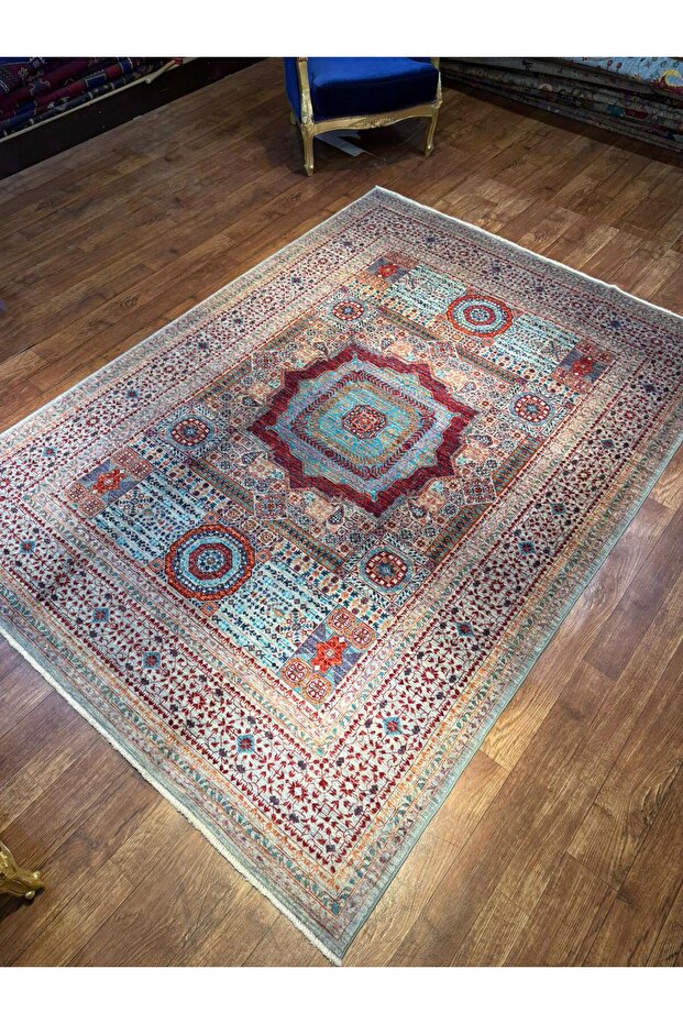 El dokuma Afgan halısı - 3