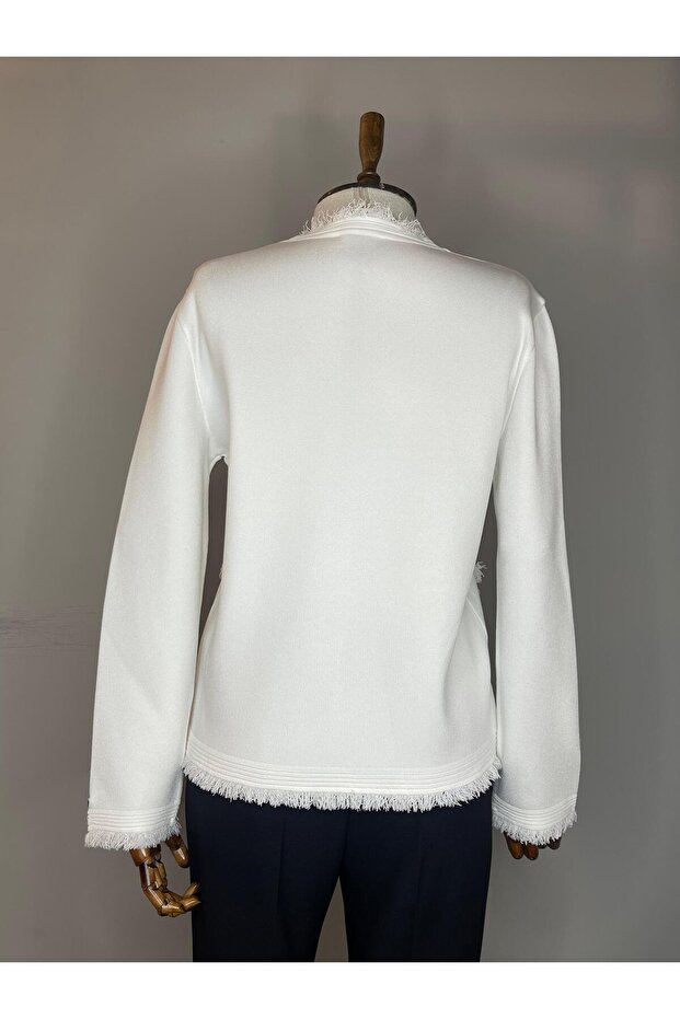 CEP DETAYLI TRİKO CEKET - 4