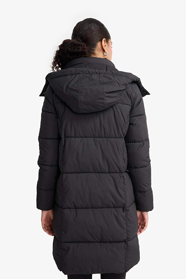 Dámský kabát E8703AX/BK27 ČERNÝ - 2