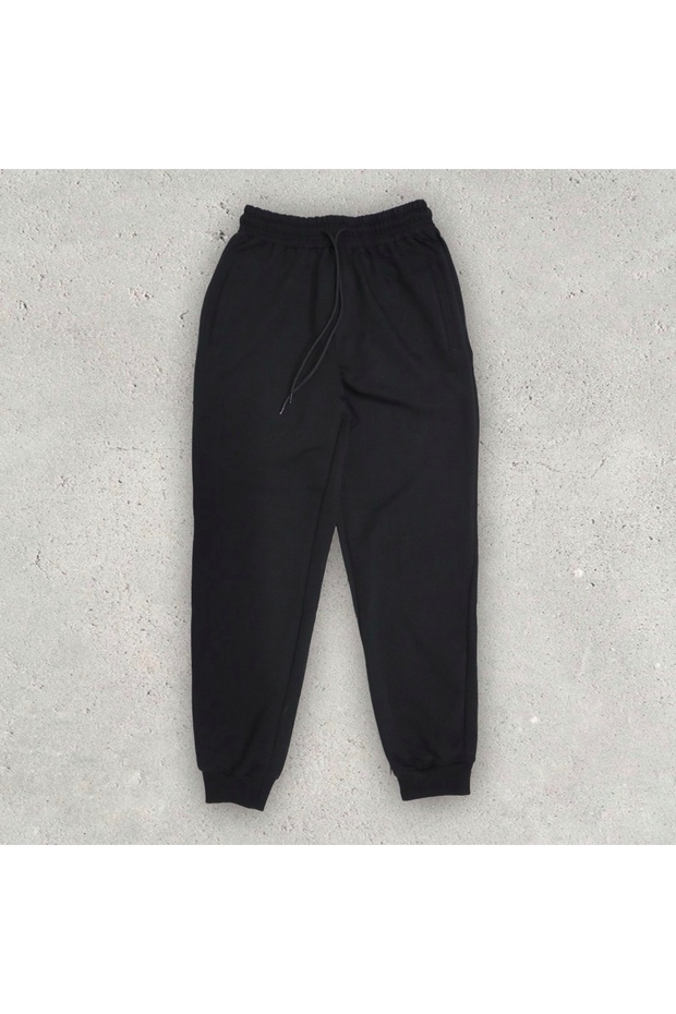 Unisex Çocuk Okul Eşofman Altı Jogger Paça - 1