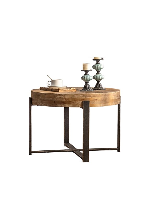 Solid wood table 42x43x60 cm - 6