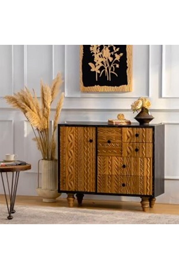 Versatile solid wood console - 3