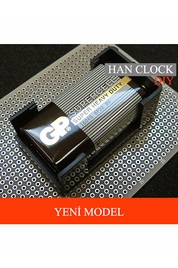 YENİ MODEL 9v Pil Yuvası Kablolu Kolay - 5