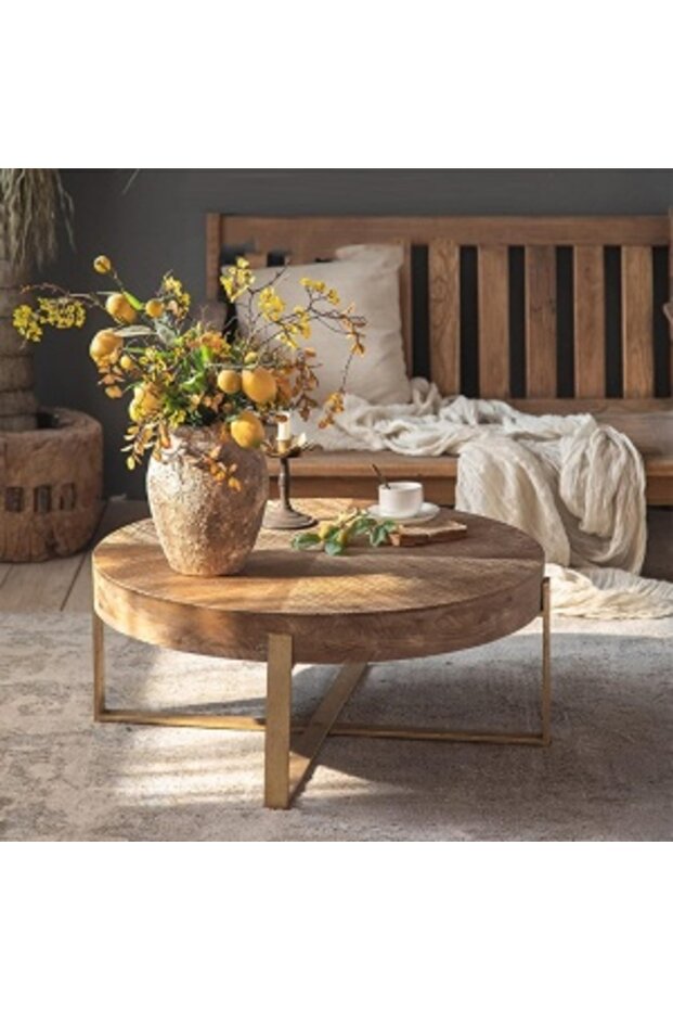 Round Colis coffee table, 82 cm, - 5