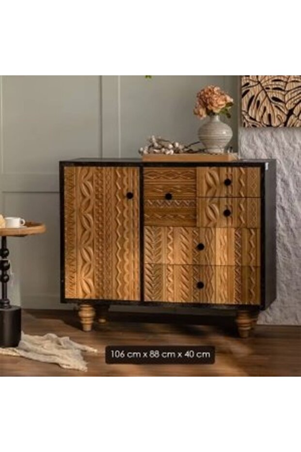 Versatile solid wood console - 7