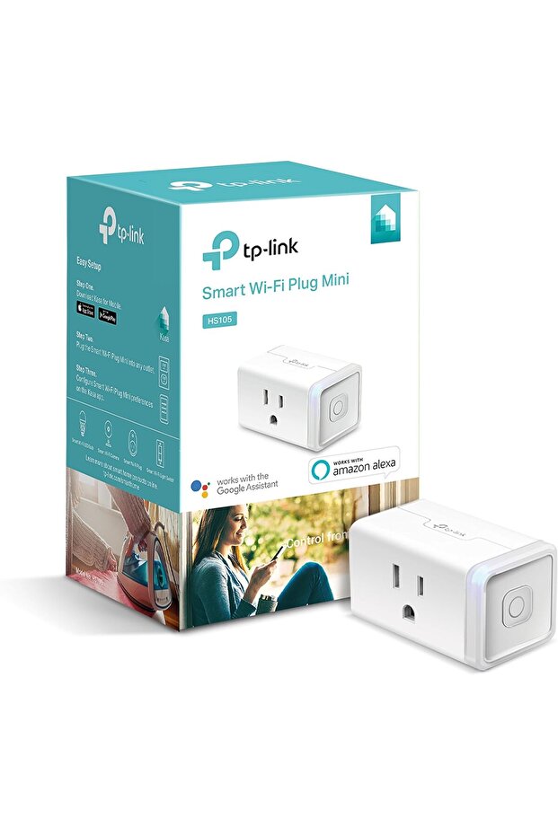 HS105 Smart Plug Mini - Control Remote your device from anywhere, Works with Alexa and Googl - 1