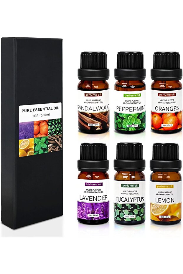 Essential Oils Set, Premium Pure Oil for Diffusers, 100% Therapeutic Grade Aromatherapy Oi