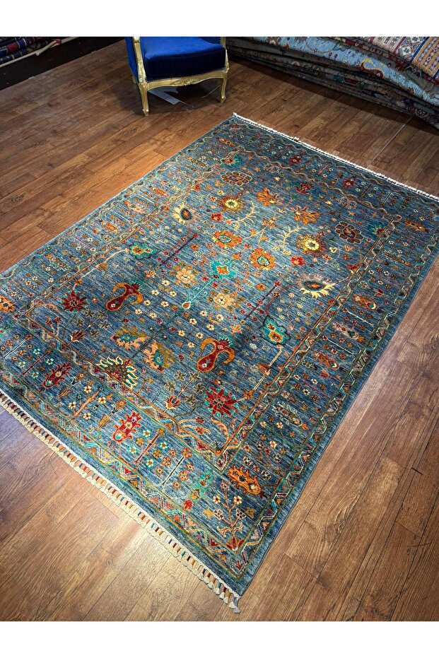 El dokuma Afgan halısı - 3