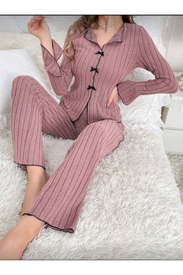 Women's Corduroy Loungewear Set Pajama Set
