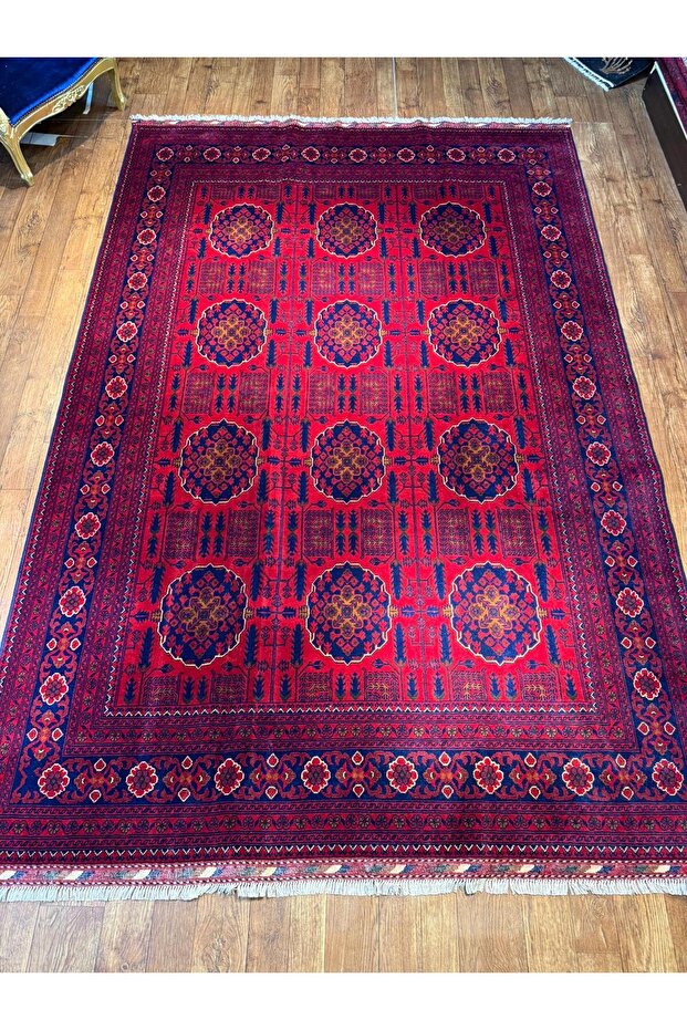 El dokuma Afgan halısı - 1