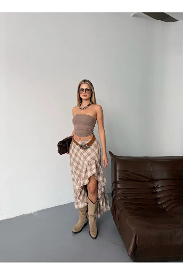 Premium Ekose etek - 1