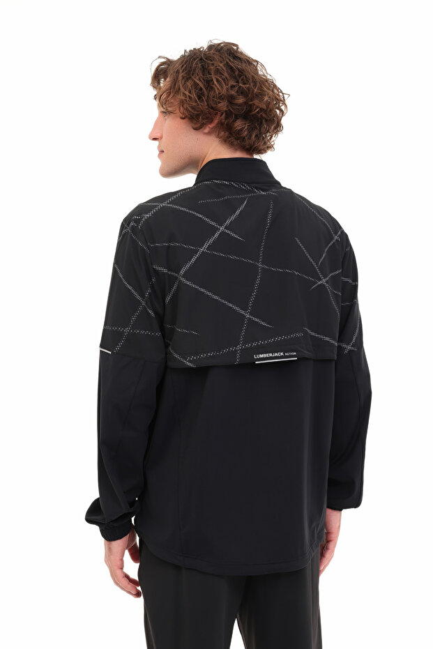 ML CUMIC 18M-PRF1-07 5PR Siyah Erkek Eşofman Üstü - 2