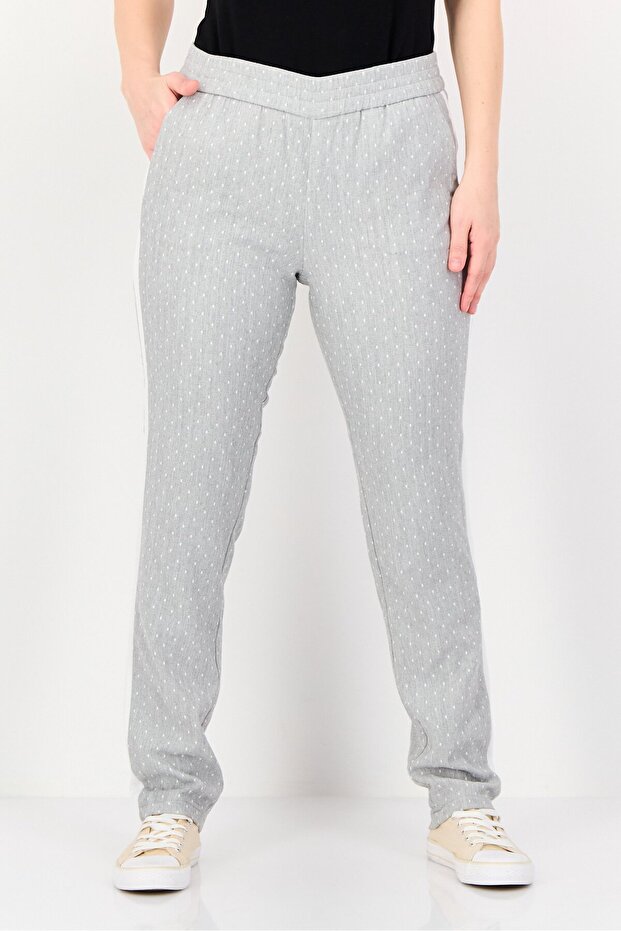 Women Regular Fit High Rise Polka Jogger Pants, Multicolor