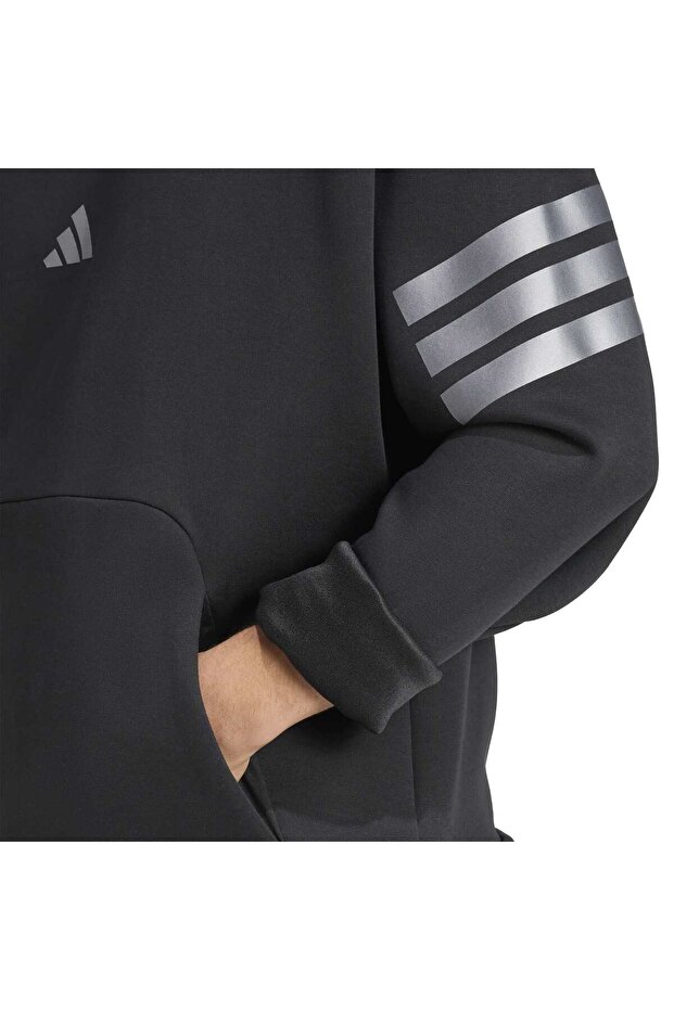M FI 3S HD HLD Erkek Siyah Sweatshirt JX1956 - 6