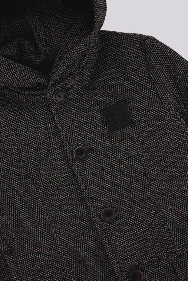 سترة رمادية للأولاد - 7