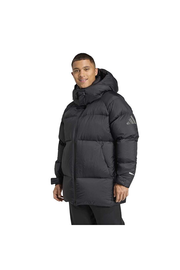 سترة MYSHELTER PARKA للرجال باللون الأسود JL6960