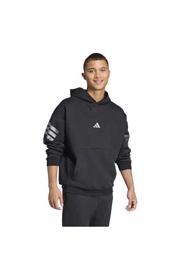 M FI 3S HD HLD Erkek Siyah Sweatshirt JX1956 - 2