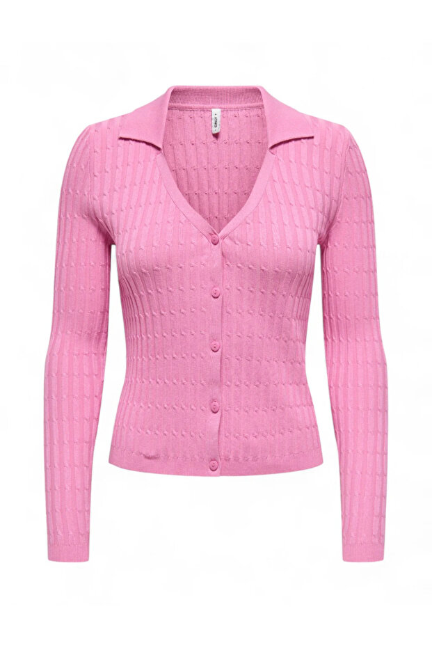 button-down blouse, pink - 1