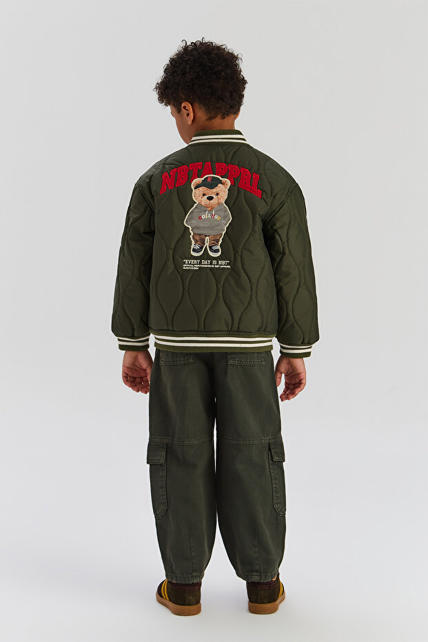 سترة الصبي الكاكي - 5